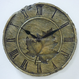 Indoor Outdoor Garden Decorative Polyresin Wall Clock