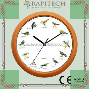 10 Inch Bird Sound LED Wall Clock