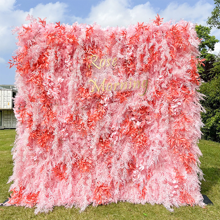 Party Wedding Supplies Decoration Flower Pampas Grass Floral Wall Backdrop