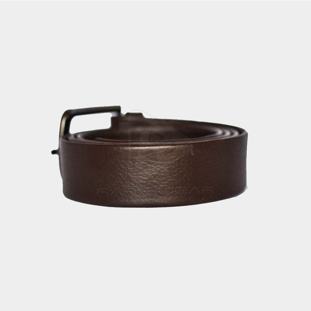 Professional Manufacture Custom Durable Top Grain Genuine Leather Belts For Men Belt Black Good PU Pin Buckle Belt