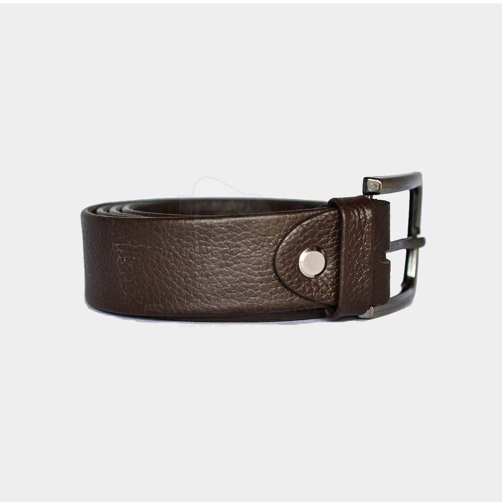 Professional Manufacture Custom Durable Top Grain Genuine Leather Belts For Men Belt Black Good PU Pin Buckle Belt