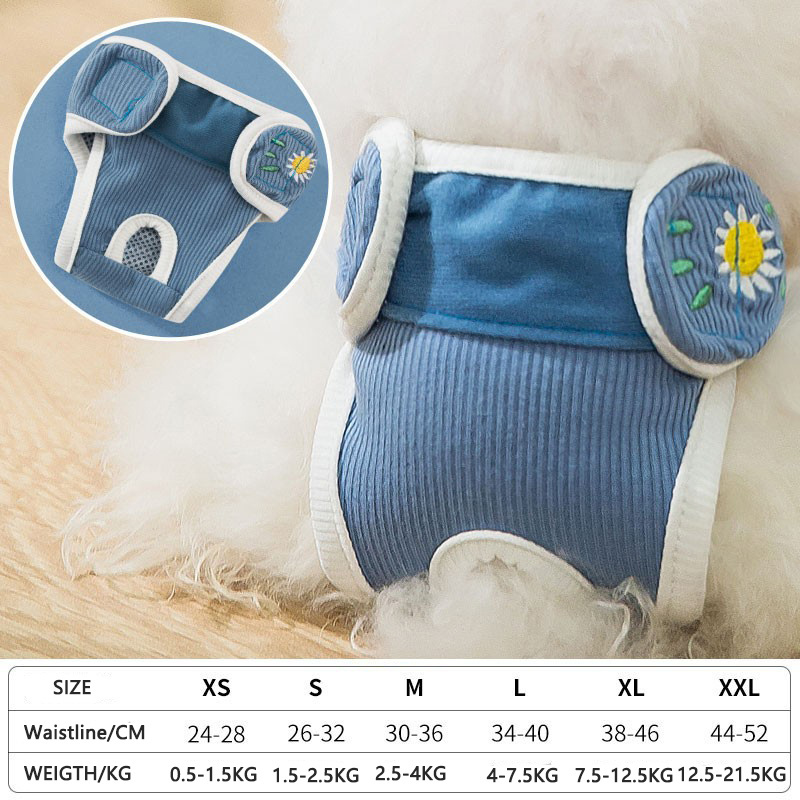 Hot Washable Sanitary Wraps Panties Female Dog Physiological pants