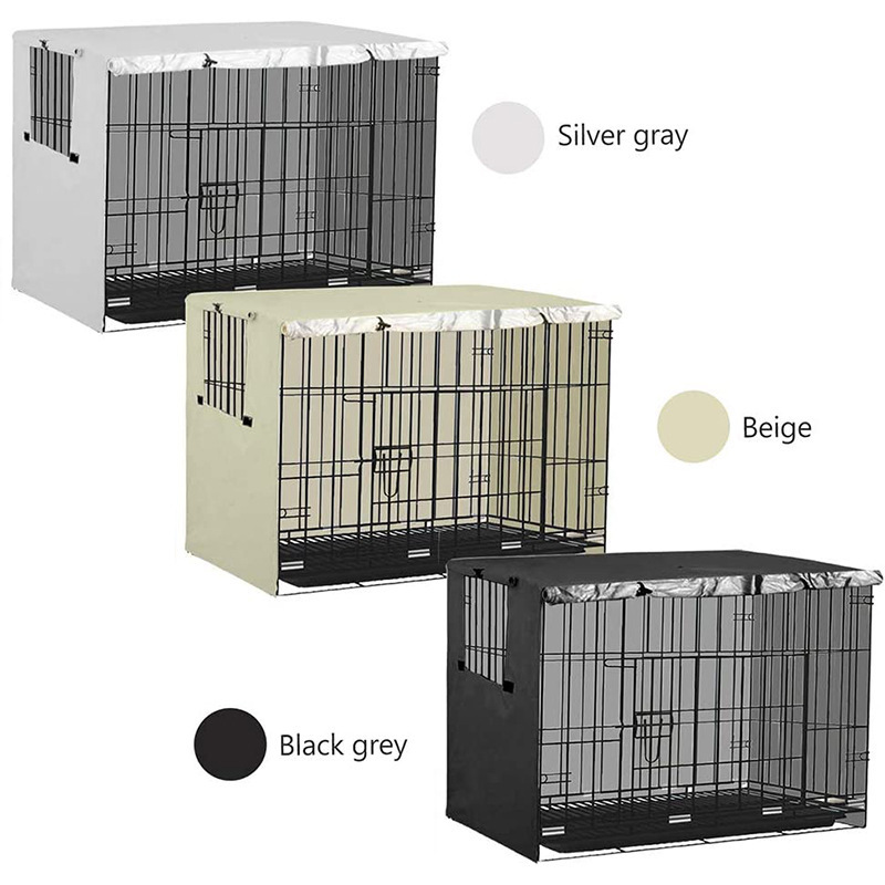 Custom High Quality Waterproof Breathable Polyester Dog Crate Cover