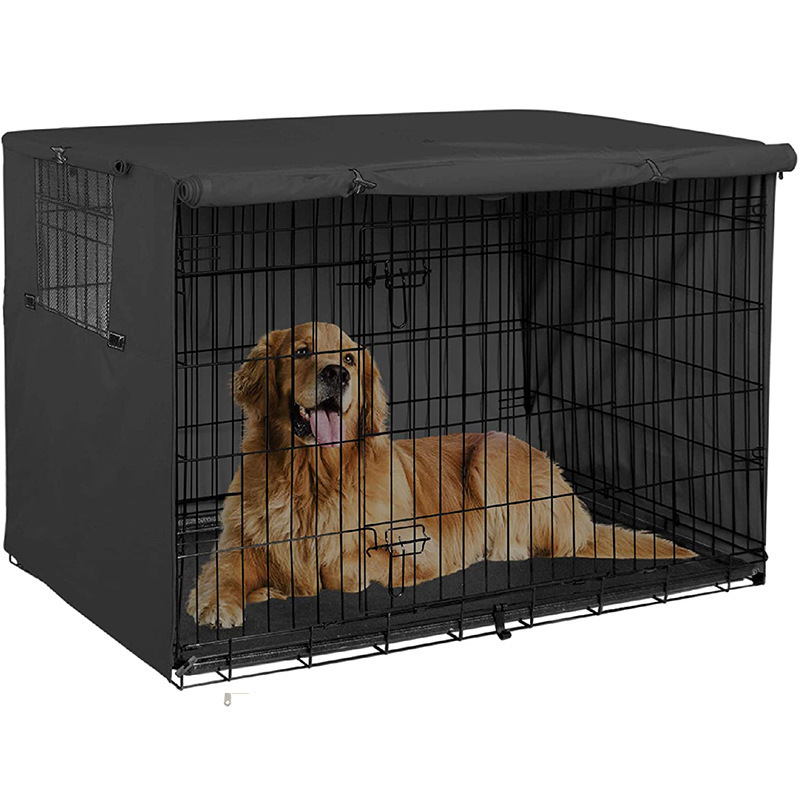 Custom High Quality Waterproof Breathable Polyester Dog Crate Cover