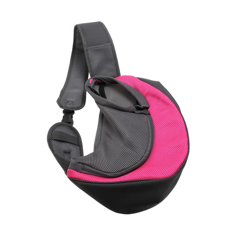 Hot source outdoor padded shoulder large capacity pet dog sling carrier