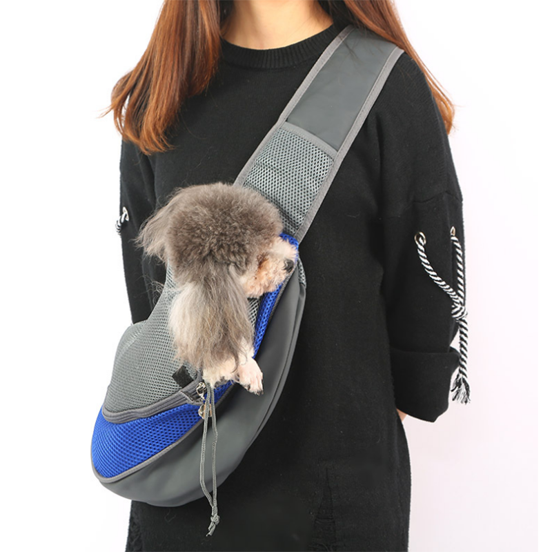 Hot source outdoor padded shoulder large capacity pet dog sling carrier