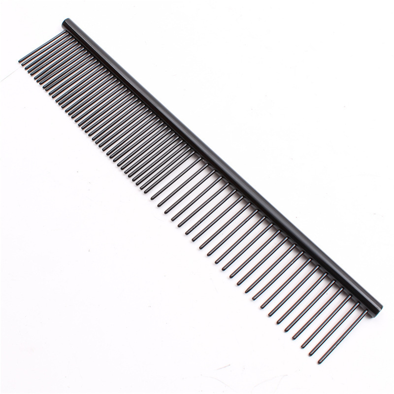 Colorful pet dog cat grooming stainless steel teeth dog comb color