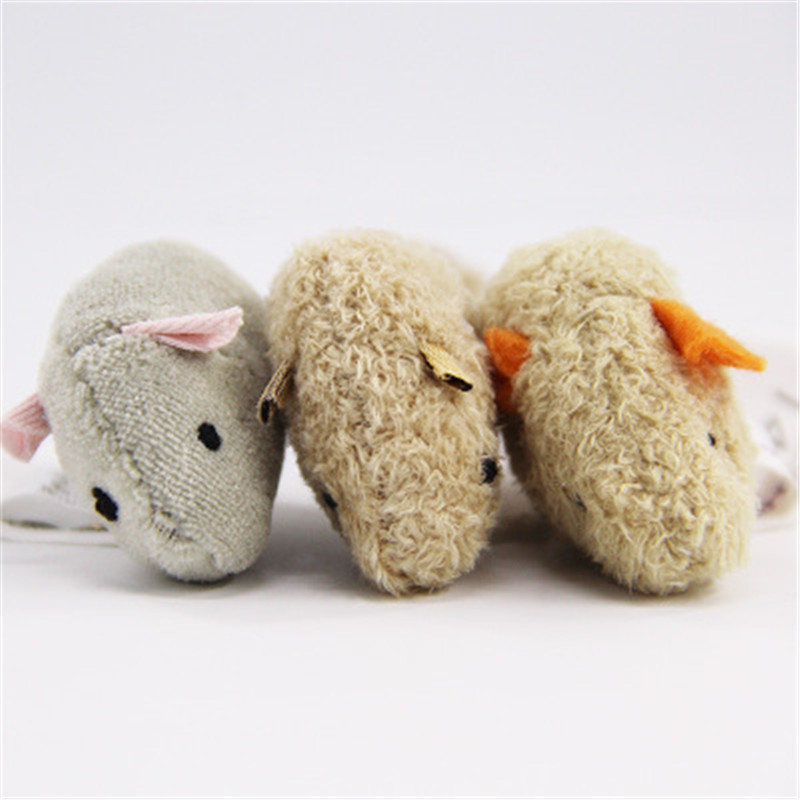 Interactive cats toys fun soft fleece mouse catnip toys for cats