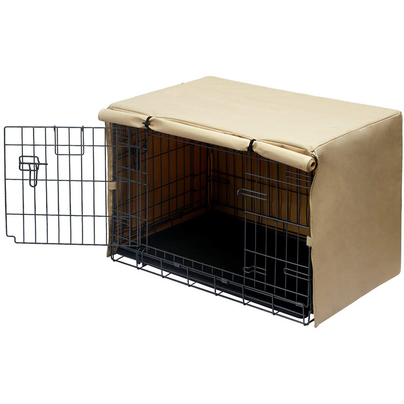 Custom High Quality Waterproof Breathable Polyester Dog Crate Cover