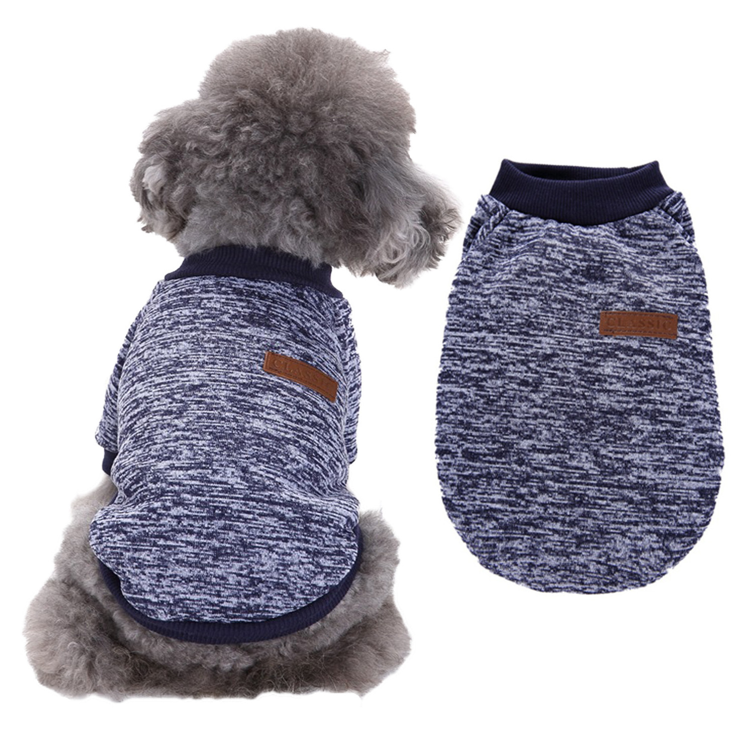 Dog sweater clothes pet dog jumper soft large dog sweater knitted