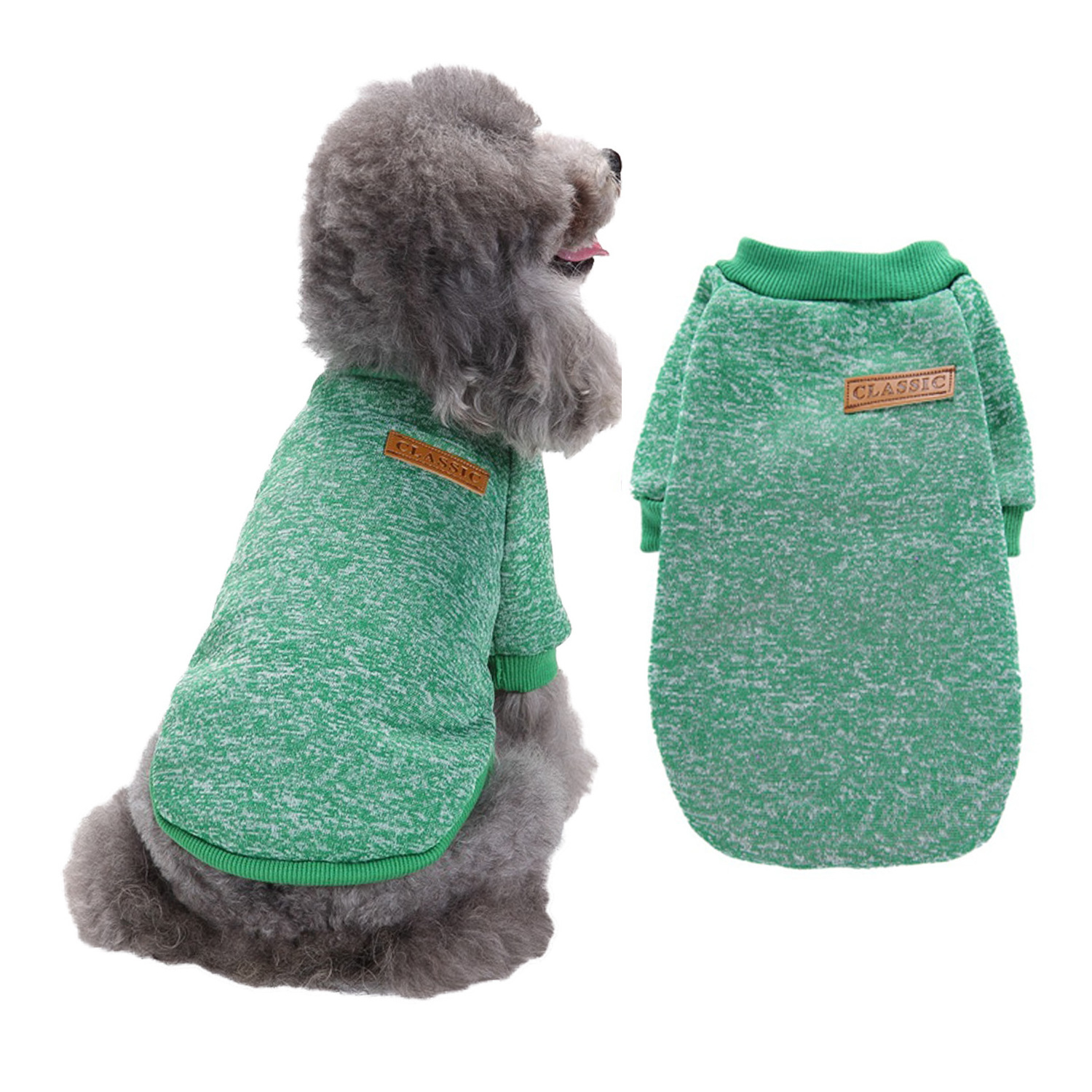 Dog sweater clothes pet dog jumper soft large dog sweater knitted