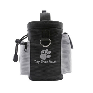 Custom logo dog treat training pouch and poop bag dispenser