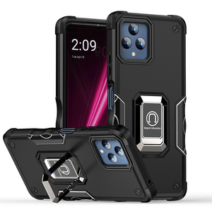 Premium Anti Shock Kickstand 2 in 1 Armor Phone Case for T-Mobile REVVL6 REVVL V+ 6 Pro 6Pro Shockproof Cases