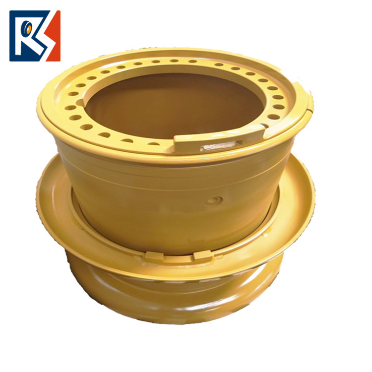 Chile construction wheel rim supplier price 3pcs 5pcs OTR wheel rim CAT 966 25-22.00/3.0 engineering wheel rim