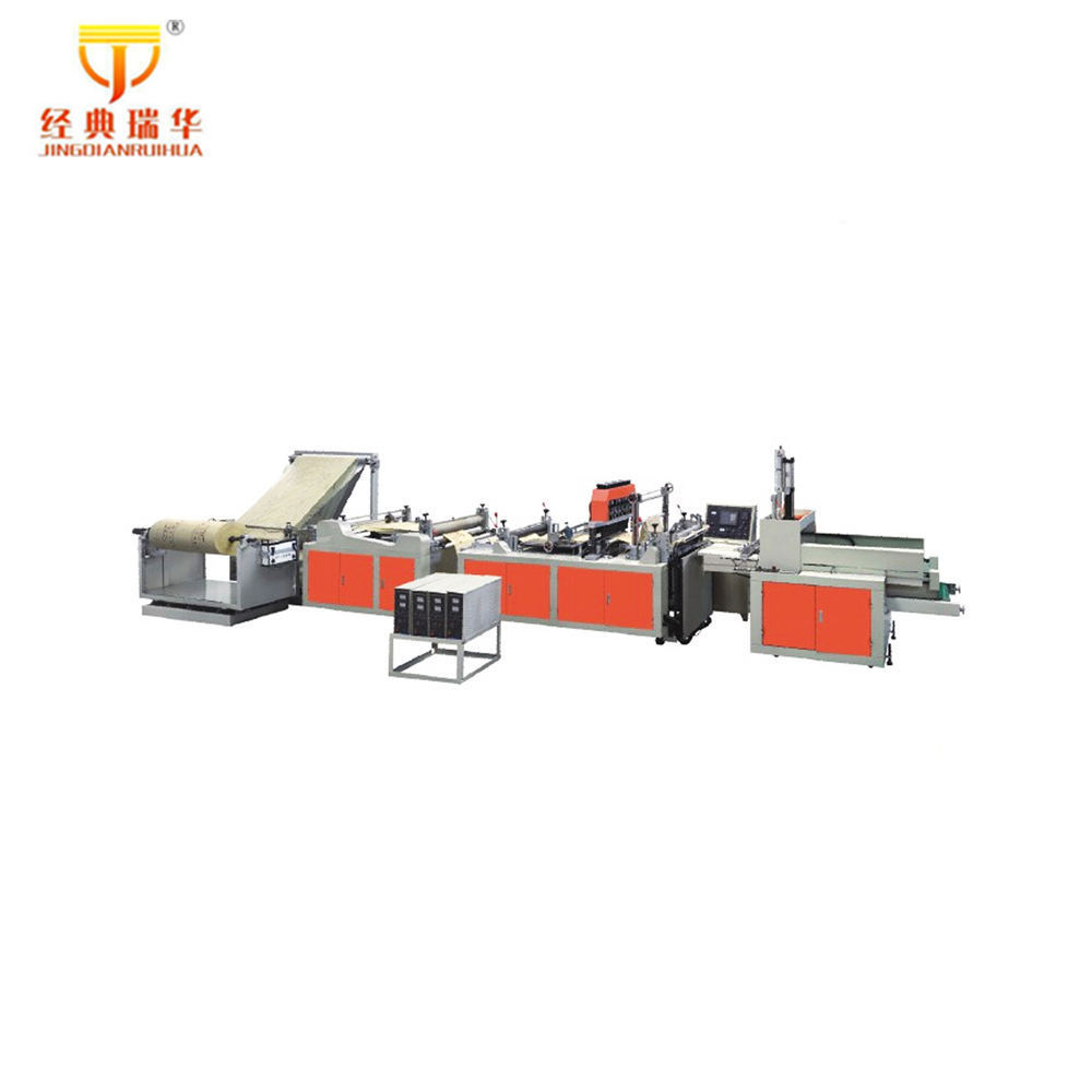 Ultrasonic Fully Automatic Sealing Non Woven Shopping D cut Plastic Bag Making Machine