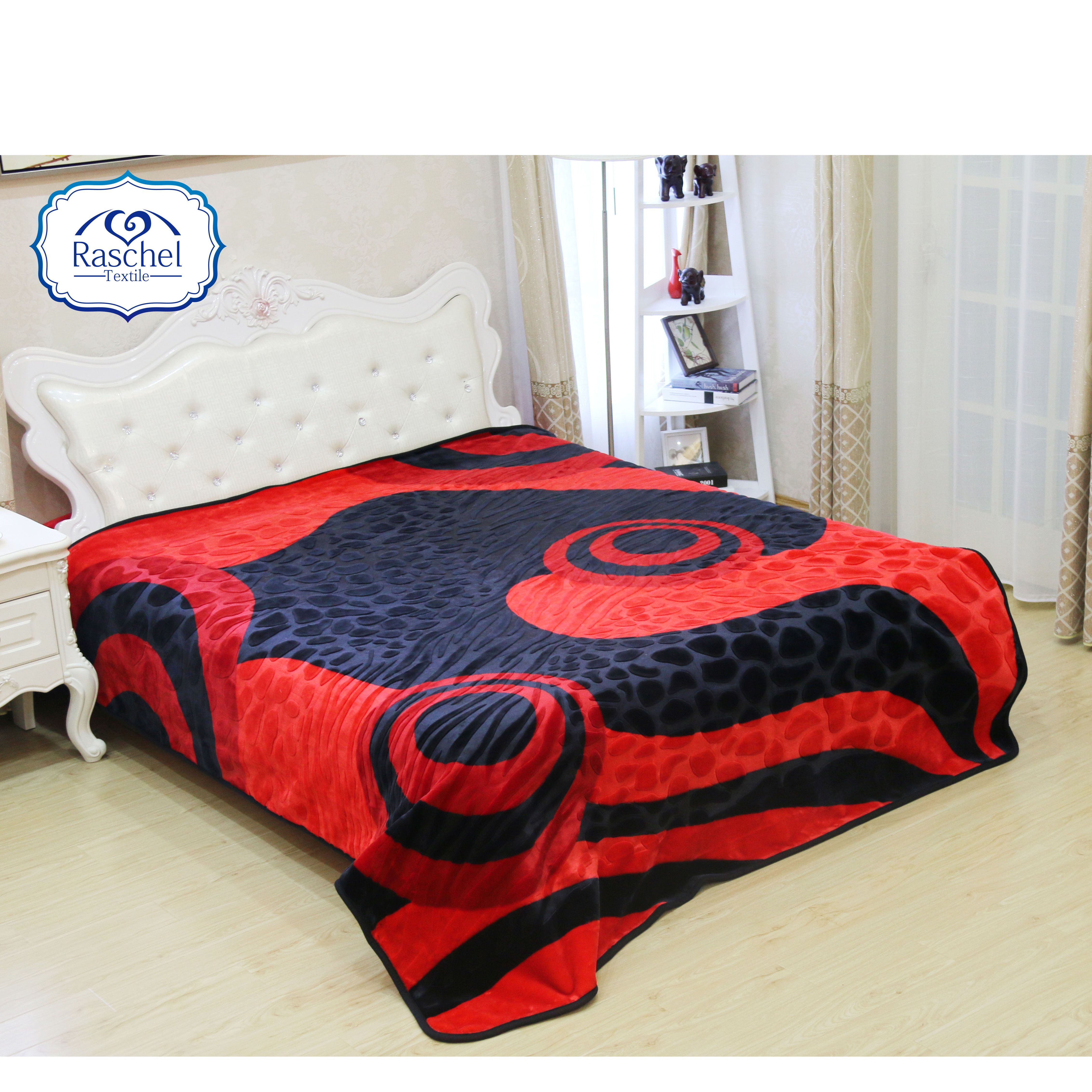 NEW design !  1ply 4kg/ 4.2kg/4.5kg/4.8kg embossed mink blanket for Albania/Bahrain market