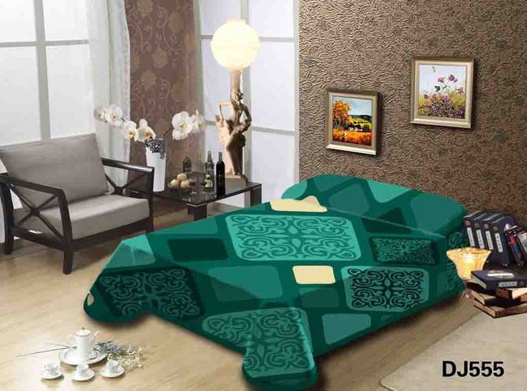 wuxi factory cheap embossed splaron korean  popular  design South African  raschel mink  blanket