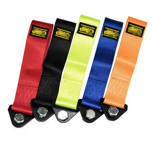 2 Inch Universal High Strength Polyester JDM  Racing Car Towing Front Rear Bumper Truck Racing Tow Hook Strap