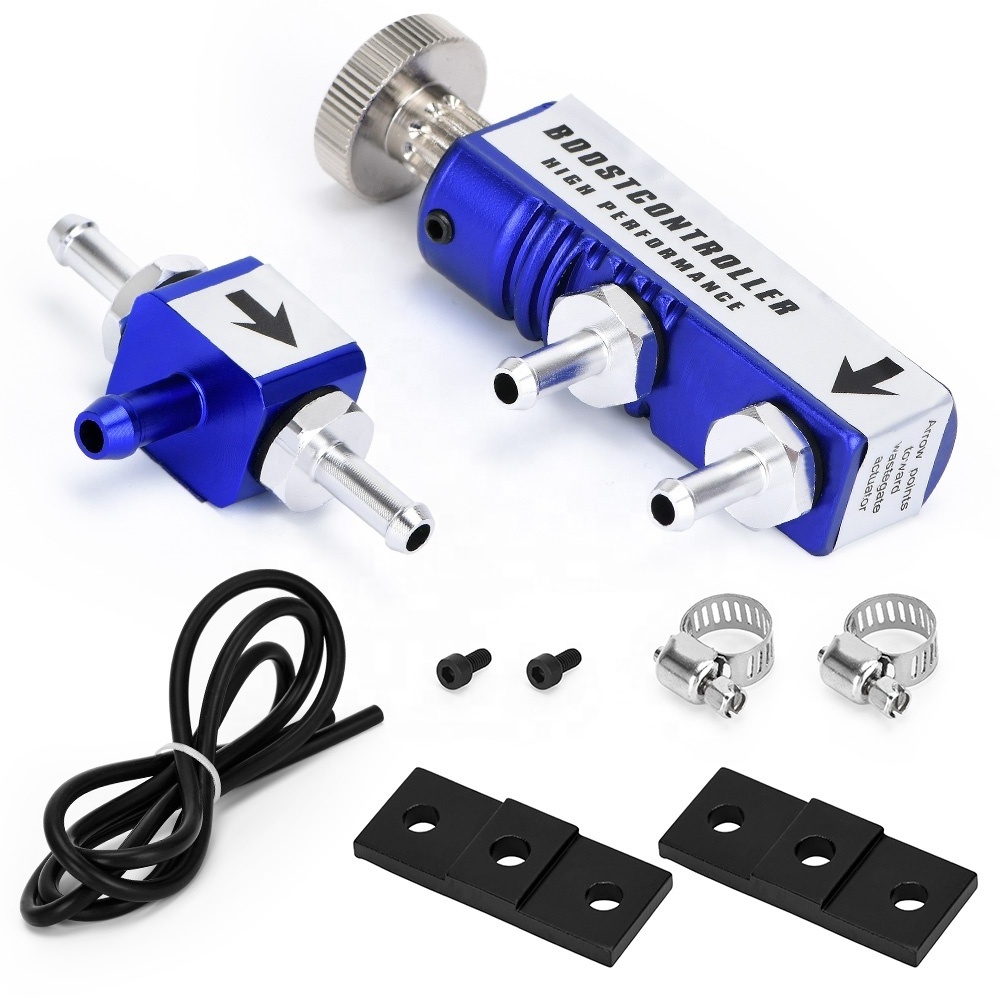 UNIVERSAL  ADJUSTABLE MANUAL TURBO BOOST CONTROLLER KIT 1-30 PSI IN-CABIN BOOST CONTROL