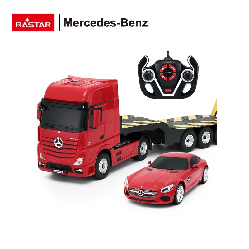 Rastar R/C 1:26 Mercedes-benz Actros Licensed Electric Plastic Toy Rc Truck with Trailer Direct Wholesale from China