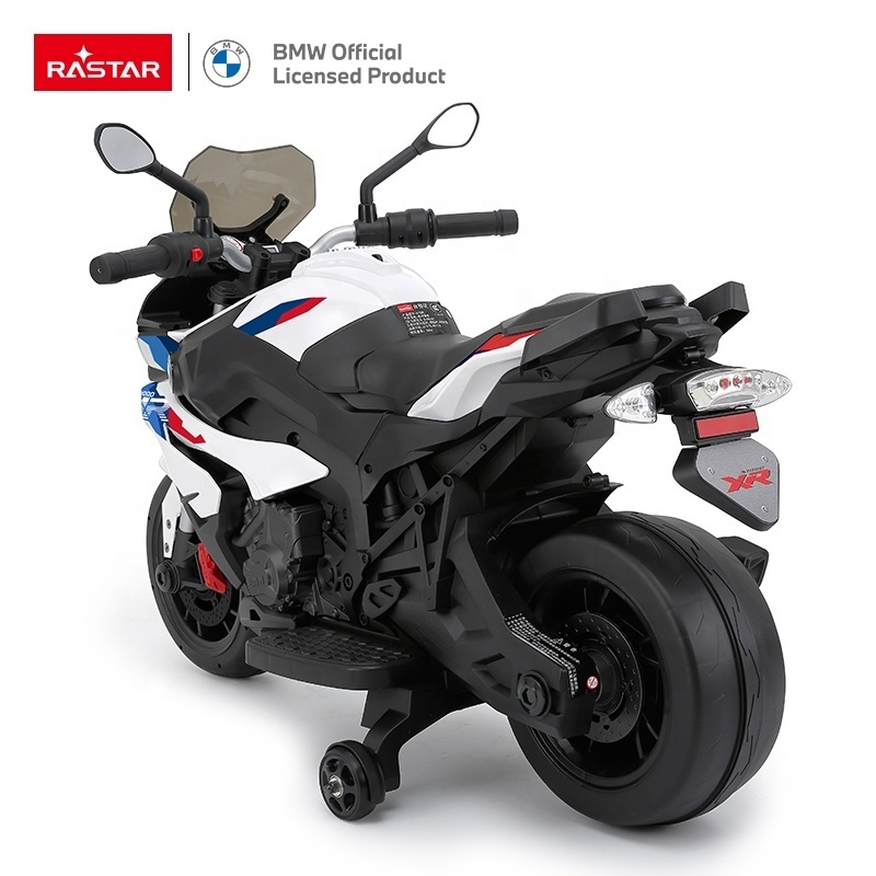 RASTAR Electric Bicycles BMW Kids Motorcycle Electronic Toys for Girl Car Plastic White 12V 7AH Girls 3 to 8 Years Ride on Toy