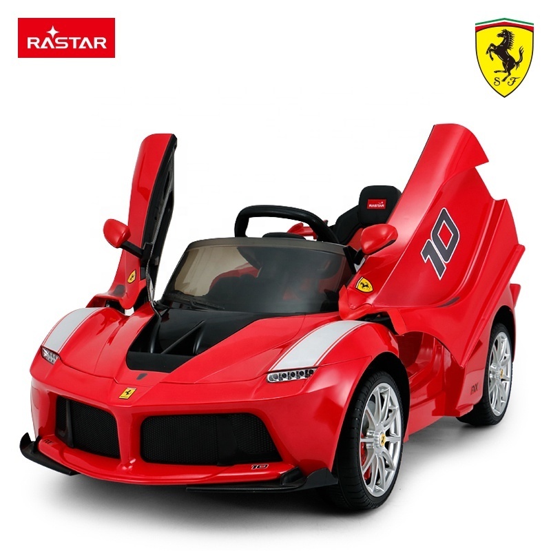 Rastar New Products Ferrari Licensed Baby Toy Car Battery Wholesale Car Toys for Kids 3 to 8 Years Girls Plastic Red China