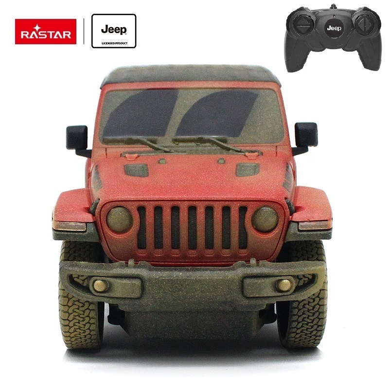 Rastar JEEP Wrangler Licensed 2.4G RC Car 1:24 Scale 4X4 Buggy Truck RC Car Toys Wholesale Electric Plastic Truck for Kids