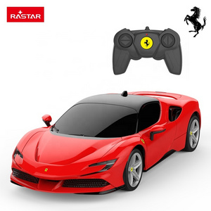 Rastar 1:24 Scale RC Car Ferrari SF90 Stradale Remote Control Car Official Licensed Model Racing Hobby Toys Electric Plastic Red