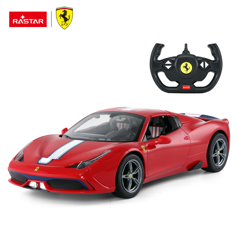 RASTAR convertible plastic rc toy ferrari 458 radio control super car