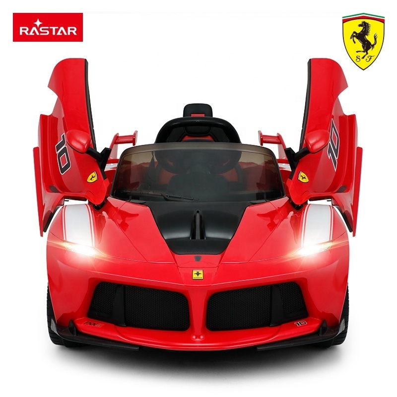 Rastar Toys Ferrari FXXK Children Ride on Plastic Red Rc Car Toy for Kids Boys Girls 3 to 8 Years