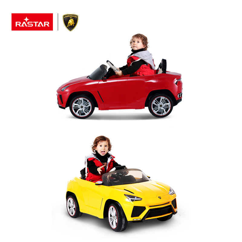 RASTAR new model Lamborghini High quality 12V mini real kids car ride on toy car for sale