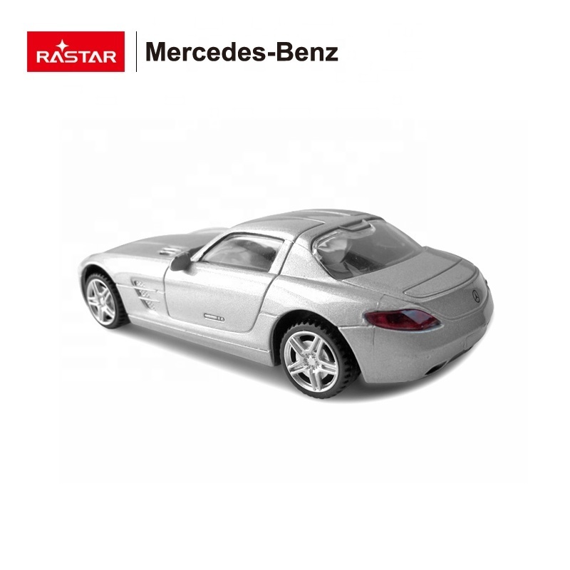 RASTAR Diecast Toy Vehicles High Simulation Alloy Car Model For Children Christmas Gifts 1:43 Mercedes-Benz SLS