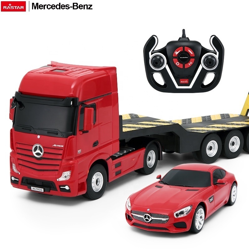 Rastar R/C 1:26 Mercedes-benz Actros Licensed Electric Plastic Toy Rc Truck with Trailer Direct Wholesale from China