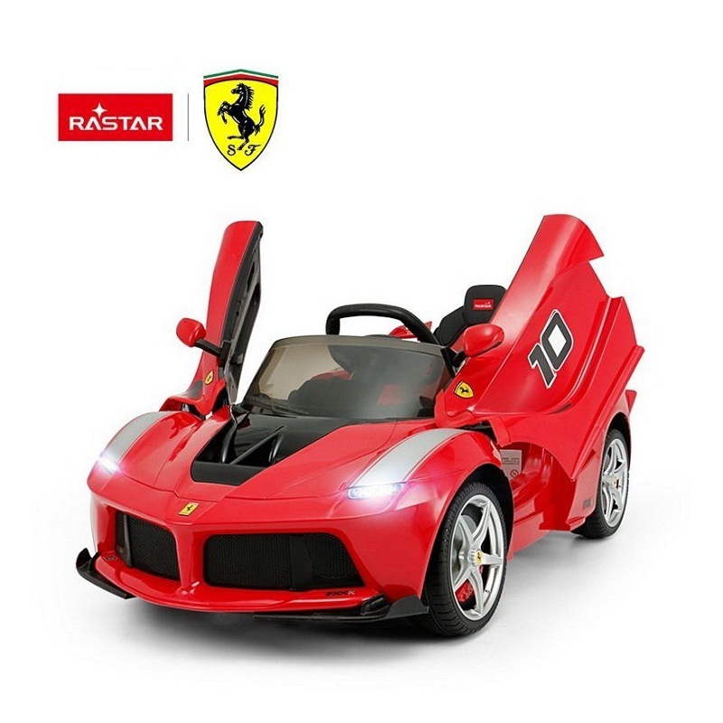 RASTAR Ferrari kids electric car ride on car 12V