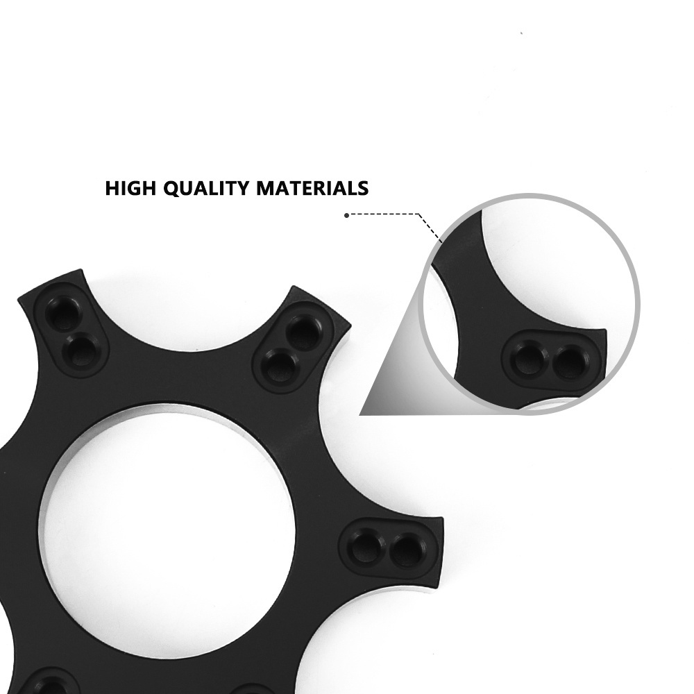 Aluminum 70MM Wheel Spacers Adapter Plate Ring For Thrustmaster T300RS Upgrade Steering Wheel Wheel Base