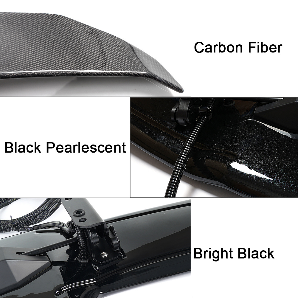 Universal Electric Automatic Rear Spoiler carbon fiber Gt Style Electric lift tail Spoiler