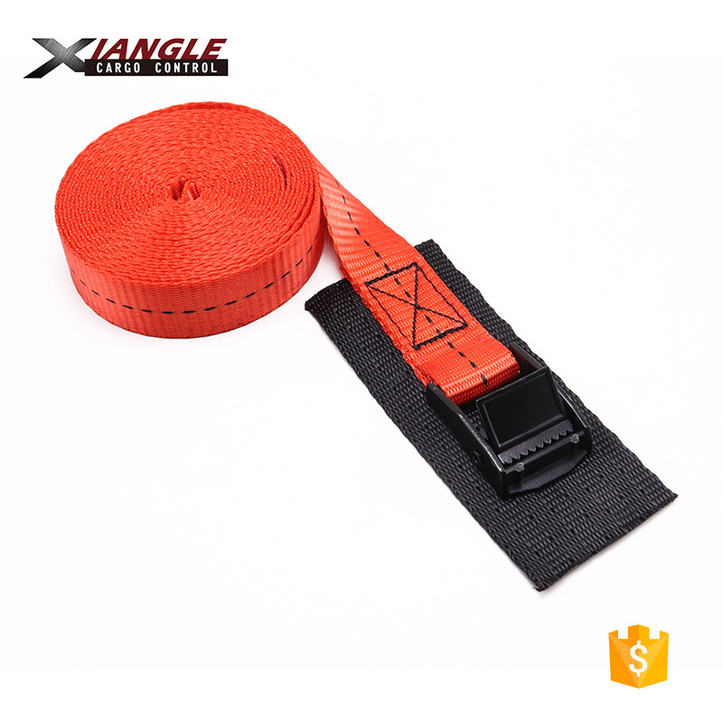 Wholesale 25mm 1m 3m 4m 250kg capacity cam buckle belt tie down straps and easy quick release tie down strap with gasket