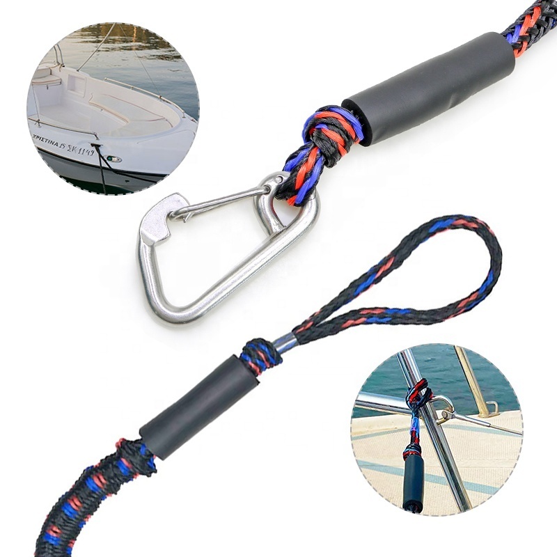 Bungee Ties Bungee Dock Line Mooring Rope Shock Bungee Docking Rope For Boat Kayak