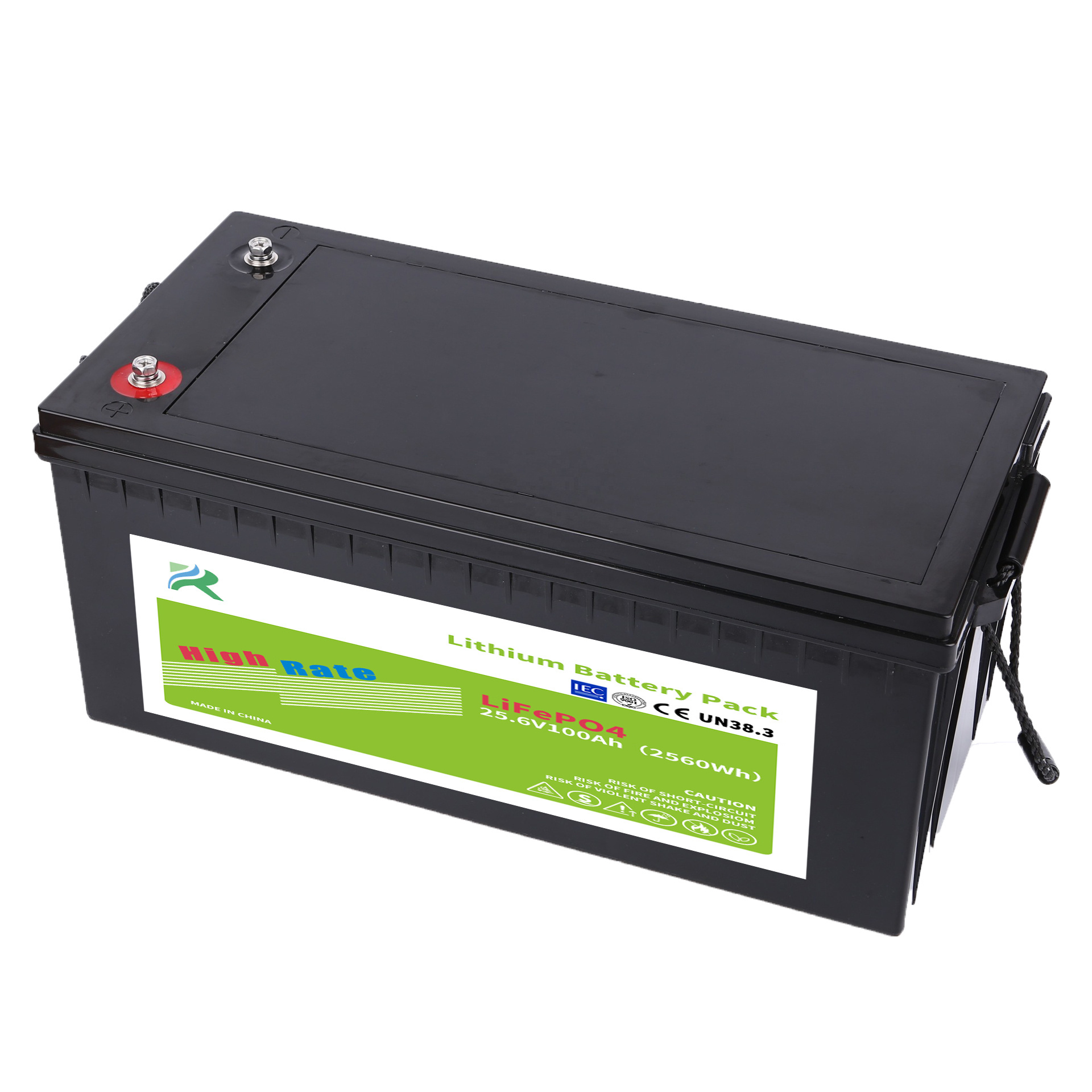 High quality solar system 24V 12V LifePo4 battery 25.6V 100 150 200 300Ah lithium ion battery travel caravan battery pack