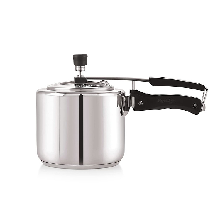 Hot Sale Stainless Steel Pressure Cooker 5 Liter Induction Friendly Food Grade Stainless Steel Pressure Cooker For Sale