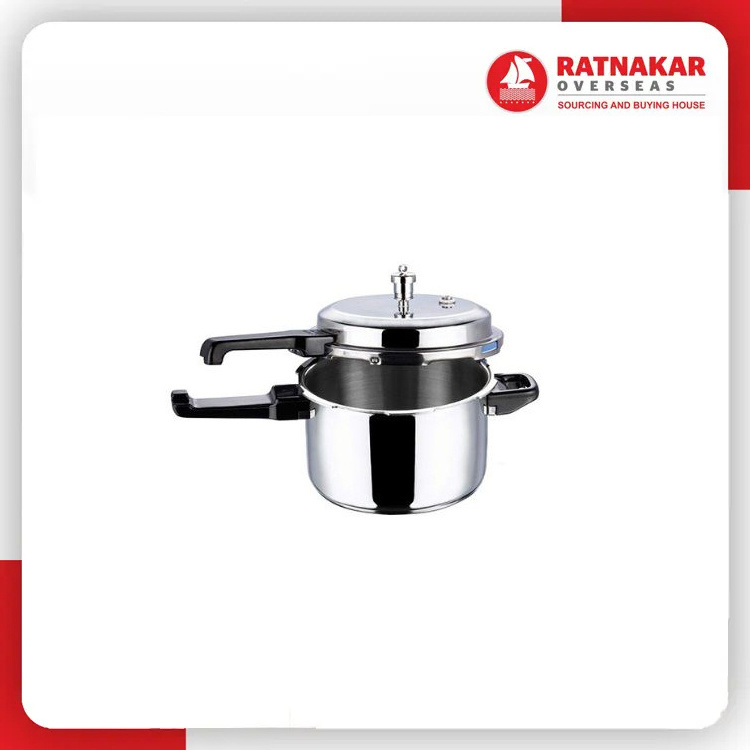 10 Litre Pressure Cooker Induction And Gas Stove Compatible Aluminium Pressure Cooker With Outer Lid