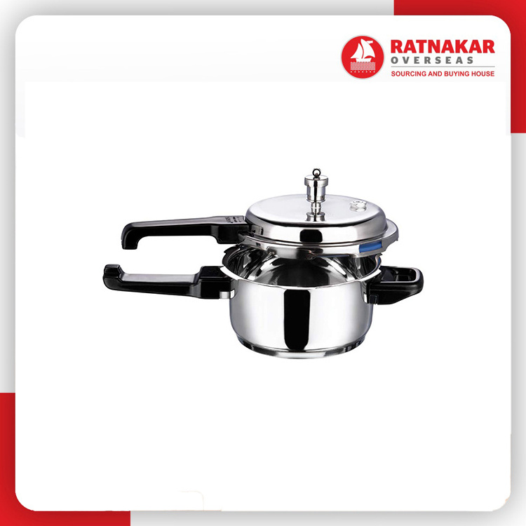 Indian Manufacturer Pressure Cooker Commercial Stainless Steel Induction Friendly Food Grade Stainless Steel Pressure Cooker