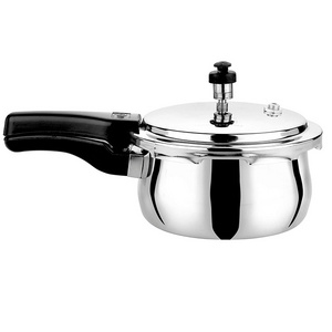 Indian Pressure Cooker Induction And Gas Stove Compatible Aluminium Pressure Cooker With Outer Lid