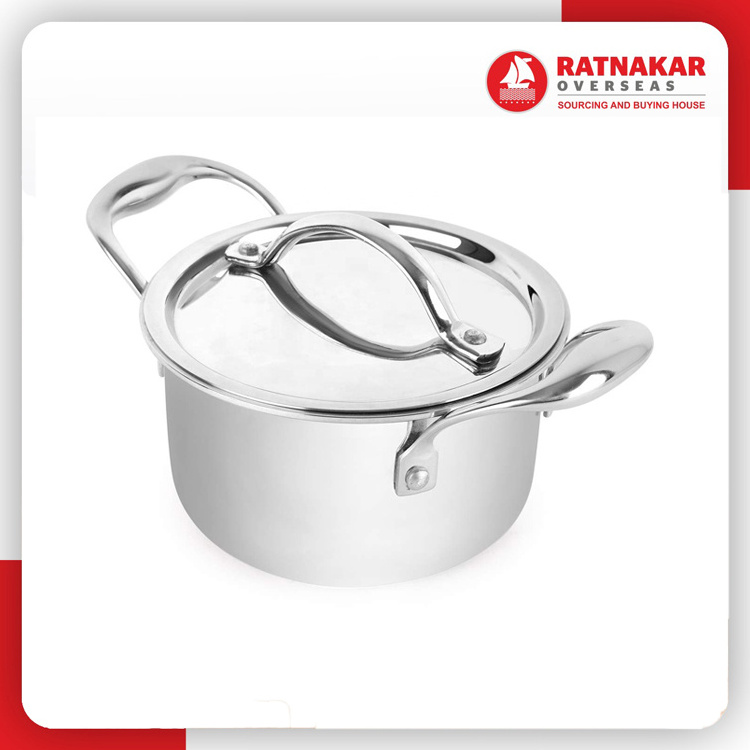 Wholesale Kitchen Cookware Stainless Steel Small Cooking Pot Stainless Steel Cooking Pot With Lid For Sale