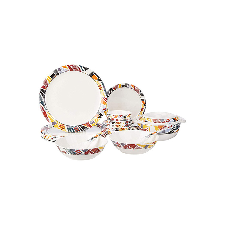 Opal Glassware Dinner Set Beautifully Crafted Premium Quality Designer Melamine Dinner Set For Sale At Best Price