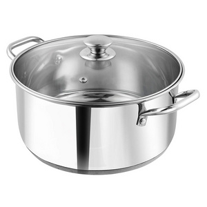 Wholesale Kitchen Cookware Stainless Steel Small Cooking Pot Stainless Steel Cooking Pot With Lid For Sale