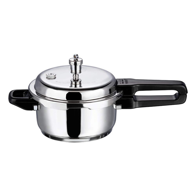 Finest Quality Stainless Steel Steamer Cooker  Induction Friendly Food Grade Stainless Steel Pressure Cooker For Sale