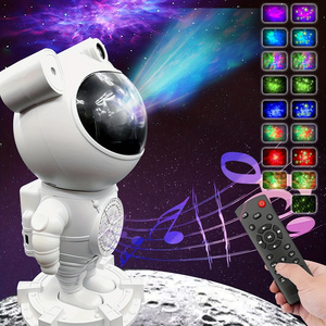 Newest Galaxy Projector Upgraded Astronaut Star Lamp Nebula Moon Ceiling Sky Night Light with Timer and Remote Bluetooth Speaker