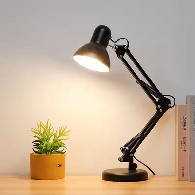 Modern Led Desk Lamps Nordic Lamp Lights Reading Light Long Swing Arm Black/white/red Led Home Decor Table Lamp