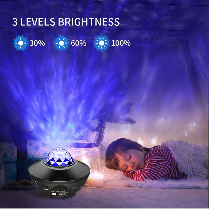 Galaxy Star Projector Lamp Music Led Universe Nebula Skylight Smart Skies Room Galaxy Projector Night Light